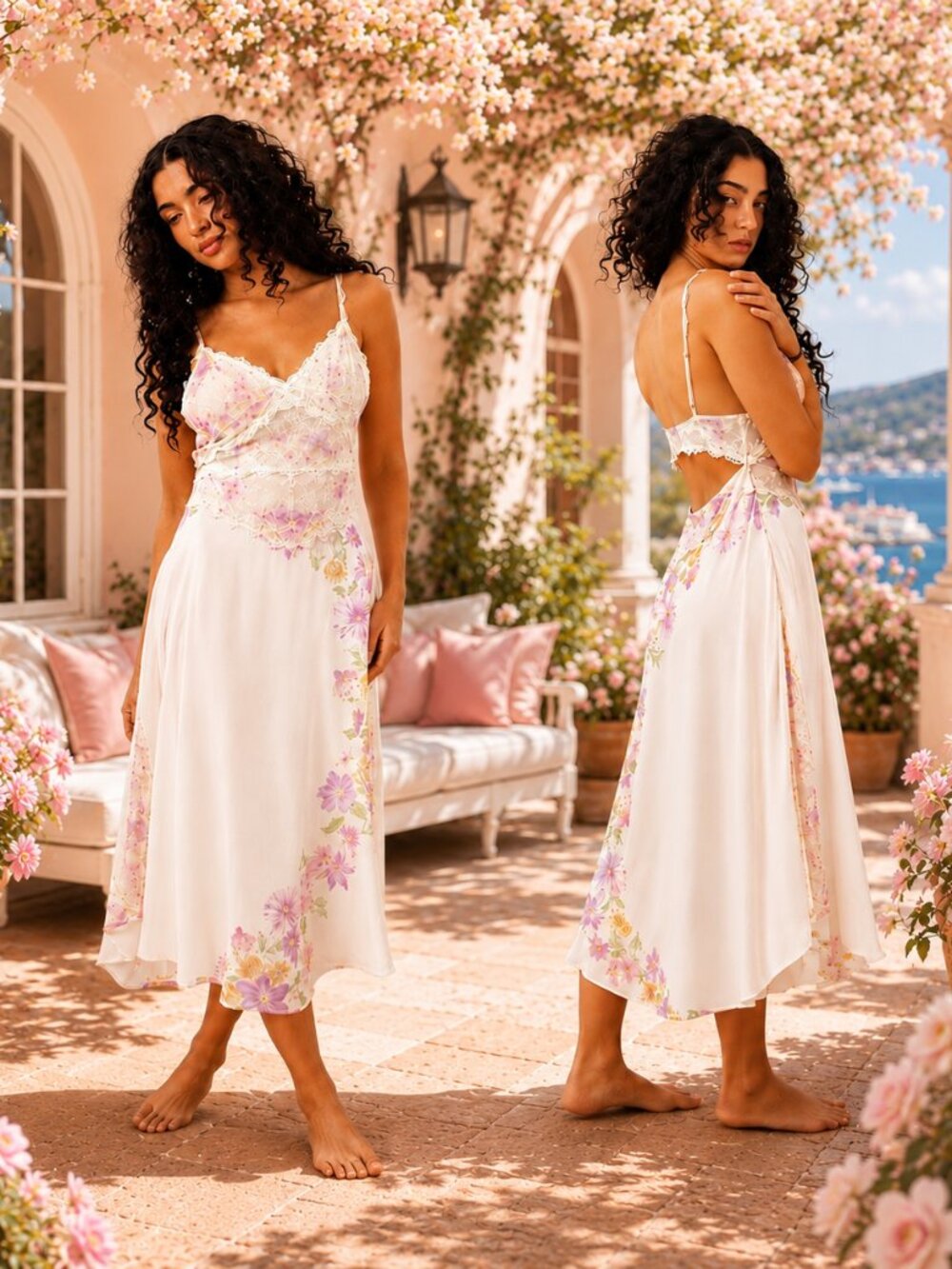 Free People Spring Soiree Midi Slip Spring Combo XL NWT